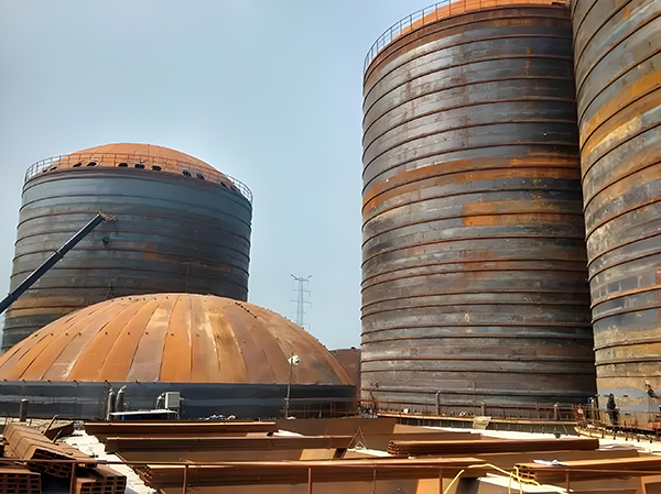 桃源焦粉钢板仓